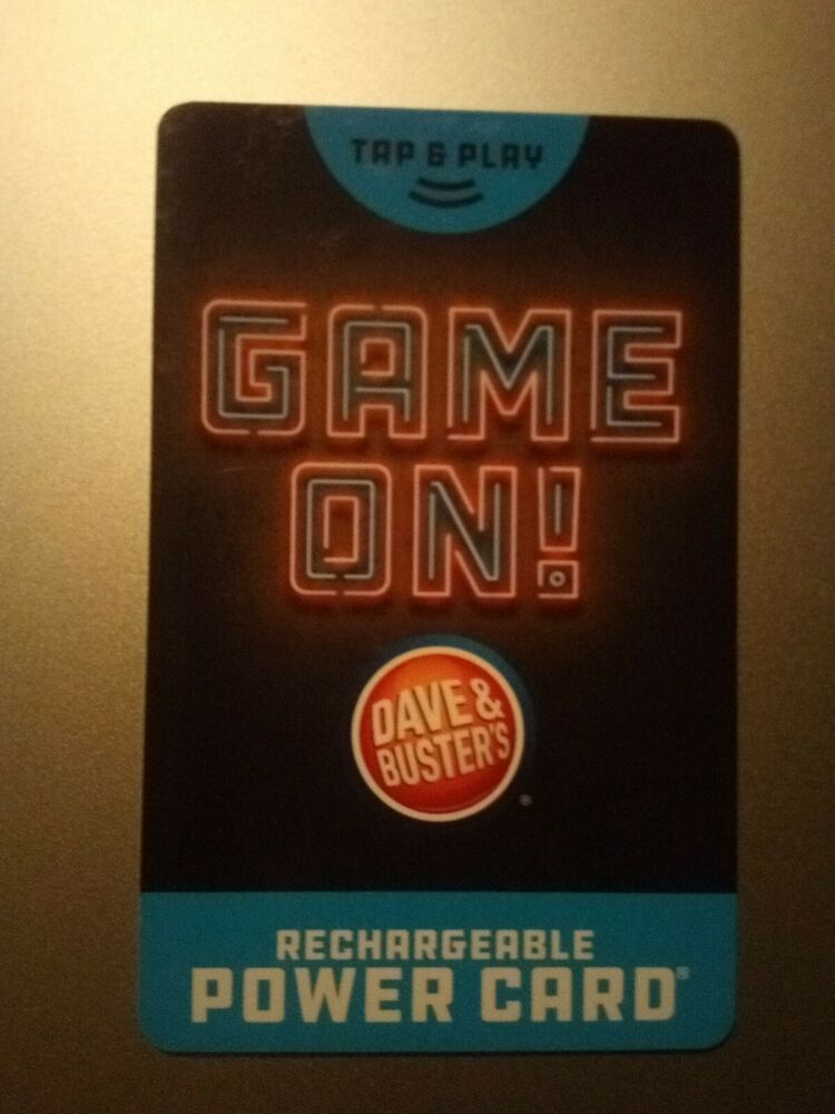 dave and buster card prices